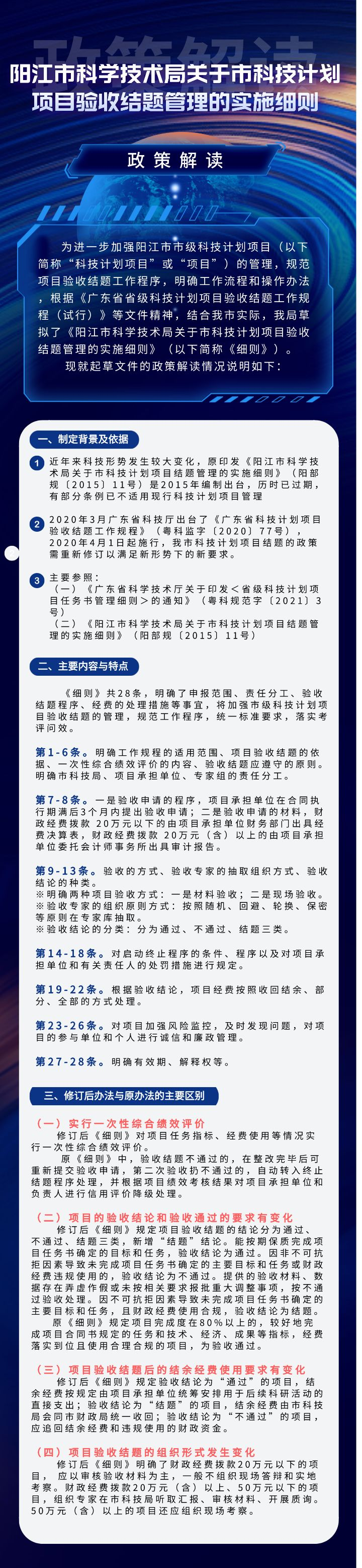 一圖讀懂《陽江市科學技術局關于市科技計劃項目驗收結題管理的實施細則》.png